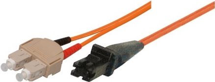 Tecline exertis Connect - Patch-Kabel - SC multi-mode (M) zu MT-RJ Multimodus (M) - 7.5 m - Glasfaser - 50/125 Mikrometer - OM2 - orange (75007) von Tecline