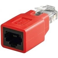 Wentronic Goobay CAT 5e RJ45 Verbinder/Kupplung, crossover - bis 100 MHz-Netzwerke (68912) von Tecline