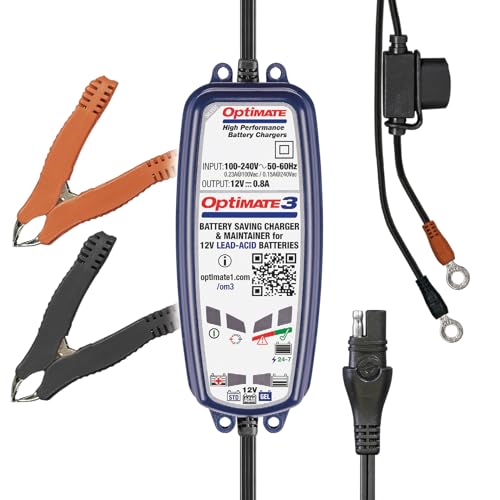 Optimate 3 Akku-Ladegerät, SAE Version 2014 von Tecmate
