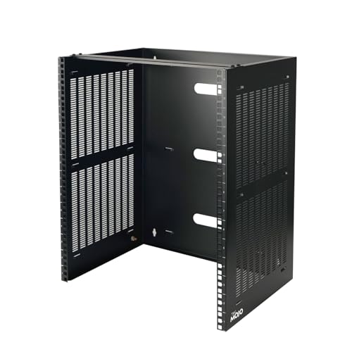 Tecmojo 14U Wandhalterung, Patchfeld-Halterung, Netzwerk-Rack für flache Server-IT-Geräte, 35,6 cm tief von Tecmojo