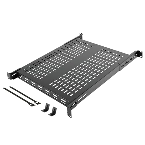 Tecmojo 1U verstellbares belüftetes Server-Rack-Regal – 49,5 Zoll (495 mm) – 950 mm Tiefe, unterstützt bis zu 109,8 kg – Universalablage für 48,3 cm AV-/Netzwerkgeräte Tecmojo 1U verstellbares belüftetes Server-Rack-Regal – 49,5 Zoll (495 mm) – 950 mm Tiefe, unterstützt bis zu 109,8 kg – Universalablage für 48,3 cm AV-/Netzwerkgeräte von Tecmojo