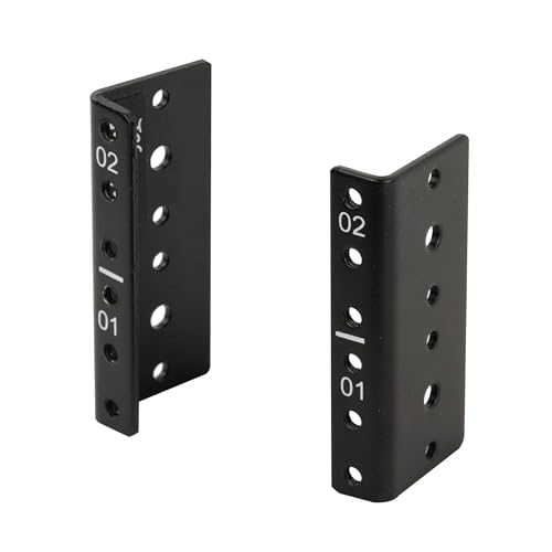 Tecmojo 2U Vertikales Rackschienen-Paar-Set, DIY-Rackschienen-Set, 12–24 Schrauben im Lieferumfang enthalten, um Ausrüstung zu montieren, 2U-20U Tecmojo 2U Vertikales Rackschienen-Paar-Set, DIY-Rackschienen-Set, 12–24 Schrauben im Lieferumfang enthalten, um Ausrüstung zu montieren, 2U-20U von Tecmojo