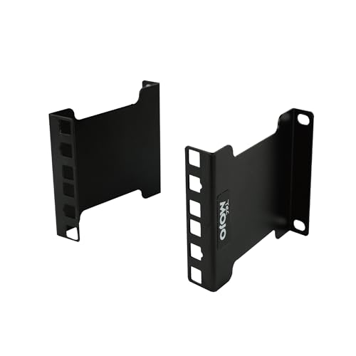 Tecmojo Server-Rack-Tiefenverlängerung, 2U, 10 cm, TAA-konform, versenkter Rack-Adapter, Rack-Montage-Adapter-Set, Netzwerk-Rack-Verlängerung von Tecmojo