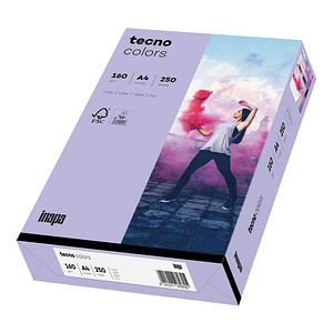 tecno Kopierpapier colors violett DIN A4 160 g/qm 250 Blatt von Tecno