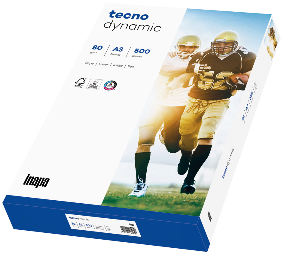 tecno Multifunktionspapier dynamic, A4, 80 g/qm, weiß von Tecno