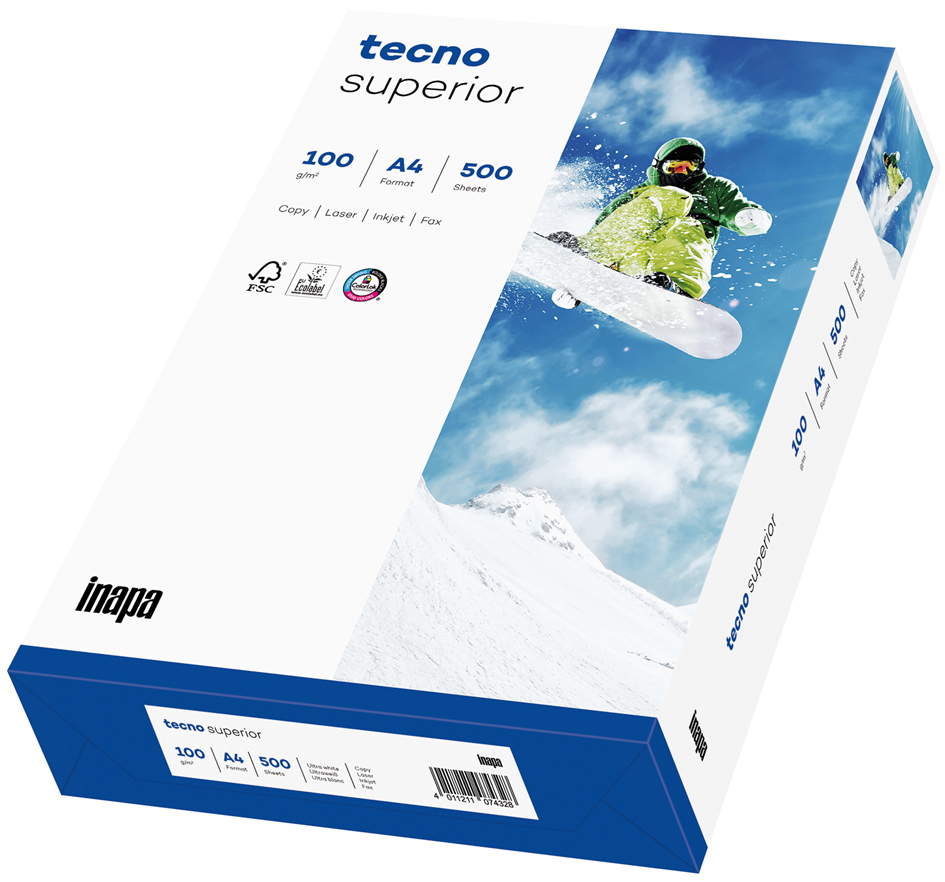 tecno Multifunktionspapier superior, A4, 120 g/qm von Tecno