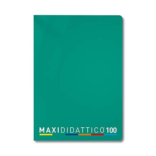 5 x Maxi Didaktisches Notizbuch, Grün, 1 Lineal, 5 Stück 21 x 29.7 grün von Tecnoteam