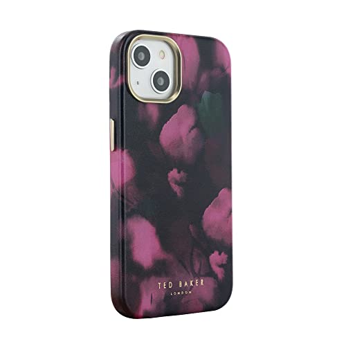 Ted Baker BLURRIA Pink Petal Print Full Wrap Phone Cover for iPhone 13/14 Compatible with MagSafe von Ted Baker