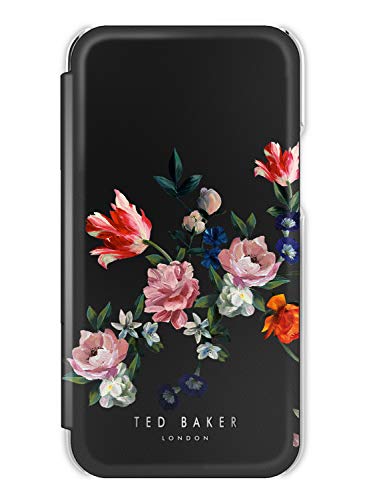 Ted Baker Mirror Case for iPhone 12 Pro Max (2020) 6.7 Inch Compatible with MagSafe Wireless Charging - Sandalwood/Black Silver von Ted Baker