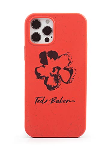 Ted Baker PLLUGG Biologisch abbaubare Schutzhülle für iPhone 13 Pro, Magnolia Red von Ted Baker