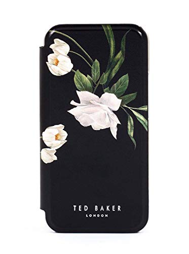 Ted Baker Schutzhülle für iPhone 12 Pro, Motiv Holunderflower, schwarz von Ted Baker
