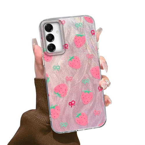 Tedyhulle Hülle für Samsung Galaxy A16 5G/ 4G Handyhülle mit Nette Rosa Erdbeere Aesthetic Muster, Dünne Schutzhülle Stoßfest Kratzfest Weich Silikon TPU Bumper Hard Handytasche Cover Case Tedyhulle Hülle für Samsung Galaxy A16 5G/ 4G Handyhülle mit Nette Rosa Erdbeere Aesthetic Muster, Dünne Schutzhülle Stoßfest Kratzfest Weich Silikon TPU Bumper Hard Handytasche Cover Case von Tedyhulle