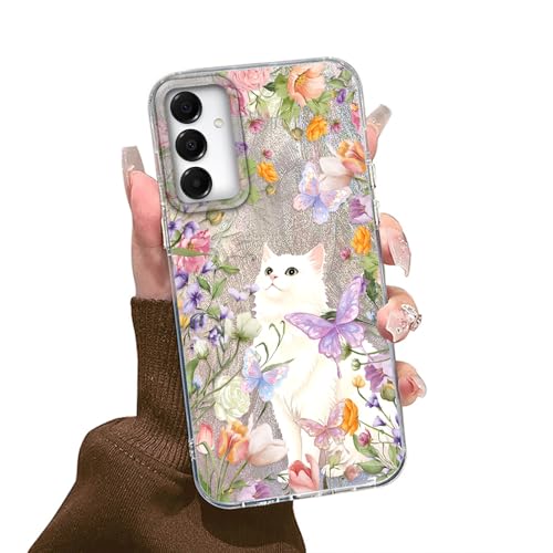 Tedyhulle Hülle für Samsung Galaxy A25 5G Handyhülle mit Cartoon Süß Katze Aesthetic Muster, Dünne Schutzhülle Stoßfest Kratzfest Weich TPU Bumper Hard Cover Case für Frauen Mädchen Tedyhulle Hülle für Samsung Galaxy A25 5G Handyhülle mit Cartoon Süß Katze Aesthetic Muster, Dünne Schutzhülle Stoßfest Kratzfest Weich TPU Bumper Hard Cover Case für Frauen Mädchen von Tedyhulle