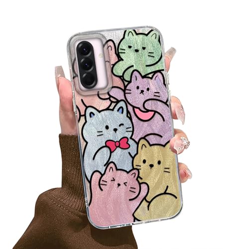 Tedyhulle Hülle für Samsung Galaxy A26 5G Handyhülle mit Nette Katze Aesthetic Muster, Dünne Schutzhülle Stoßfest Kratzfest Weich Silikon TPU Bumper Hard Handytasche Cover Case Tedyhulle Hülle für Samsung Galaxy A26 5G Handyhülle mit Nette Katze Aesthetic Muster, Dünne Schutzhülle Stoßfest Kratzfest Weich Silikon TPU Bumper Hard Handytasche Cover Case von Tedyhulle