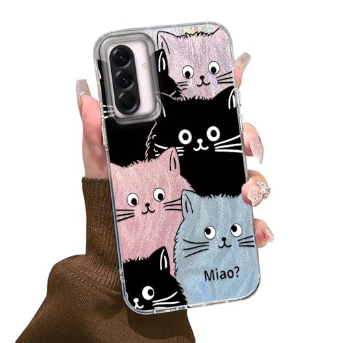 Tedyhulle Hülle für Samsung Galaxy A26 5G Handyhülle mit Niedliche Farbe Katze Aesthetic Muster, Bunt Dünne Schutzhülle Stoßfest Kratzfest Hard Handytasche Cover Case Tedyhulle Hülle für Samsung Galaxy A26 5G Handyhülle mit Niedliche Farbe Katze Aesthetic Muster, Bunt Dünne Schutzhülle Stoßfest Kratzfest Hard Handytasche Cover Case von Tedyhulle