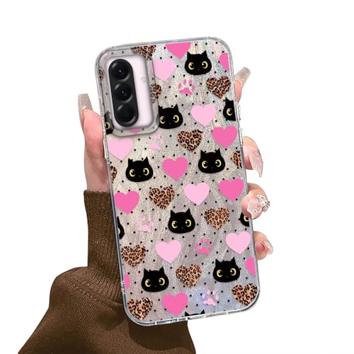 Tedyhulle Hülle für Samsung Galaxy A56 5G/ A36 5G Handyhülle mit Leopardenmuster Liebe Aesthetic Muster, Dünne Schutzhülle Stoßfest Kratzfest Weich TPU Bumper Hard Cover Case für Frauen Mädchen Tedyhulle Hülle für Samsung Galaxy A56 5G/ A36 5G Handyhülle mit Leopardenmuster Liebe Aesthetic Muster, Dünne Schutzhülle Stoßfest Kratzfest Weich TPU Bumper Hard Cover Case für Frauen Mädchen von Tedyhulle