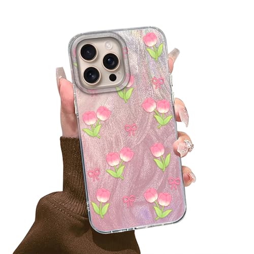Tedyhulle Hülle für iPhone 16 Pro Max Handyhülle mit Rosa Blumen Muster Aesthetic Motiv Geblümt, Bunt Dünne Schutzhülle Stoßfest Kratzfest Handytasche Cover Case Tedyhulle Hülle für iPhone 16 Pro Max Handyhülle mit Rosa Blumen Muster Aesthetic Motiv Geblümt, Bunt Dünne Schutzhülle Stoßfest Kratzfest Handytasche Cover Case von Tedyhulle