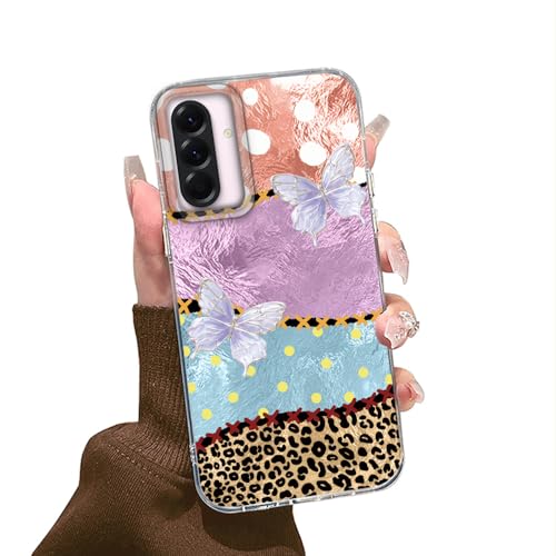 Tedyhulle für Samsung Galaxy A56 5G/ A36 5G Hülle, Weich TPU Rahmen Harter PC-Rückseite Case mit Bunter Leopardenmuster, Dünne Handyhülle Stoßfeste Schutzhülle für Frauen Mädchen Ästhetischer Glitzer Tedyhulle für Samsung Galaxy A56 5G/ A36 5G Hülle, Weich TPU Rahmen Harter PC-Rückseite Case mit Bunter Leopardenmuster, Dünne Handyhülle Stoßfeste Schutzhülle für Frauen Mädchen Ästhetischer Glitzer von Tedyhulle