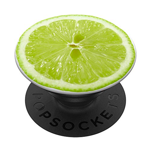 Lime Fruit PopSockets PopGrip: Ausziehbarer Sockel und Griff für Handys/Tablets mit Tauschbarem Top von Tee Styley