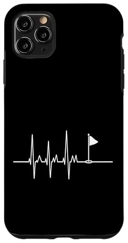 Goldfish Golfwagen Herzschlag Hülle für iPhone 11 Pro Max von Tee Time Pulse