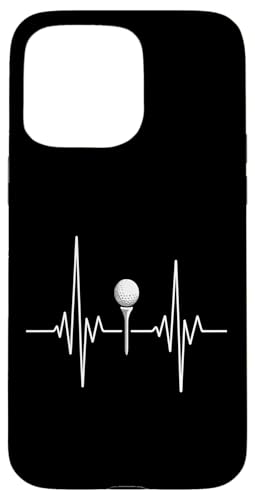Goldfish Golfwagen Herzschlag Hülle für iPhone 15 Pro Max von Tee Time Pulse