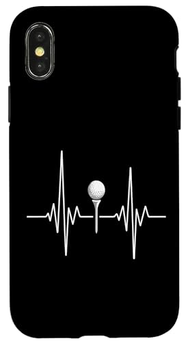 Goldfish Golfwagen Herzschlag Hülle für iPhone X/XS Goldfish Golfwagen Herzschlag Hülle für iPhone X/XS von Tee Time Pulse