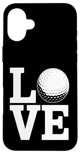 LOVE Golfball Hülle für iPhone 16 Plus LOVE Golfball Hülle für iPhone 16 Plus von Tee Time Pulse
