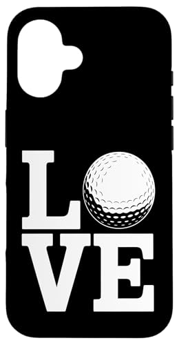 LOVE Golfball Hülle für iPhone 16 LOVE Golfball Hülle für iPhone 16 von Tee Time Pulse