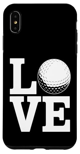 LOVE Golfball Hülle für iPhone XS Max LOVE Golfball Hülle für iPhone XS Max von Tee Time Pulse