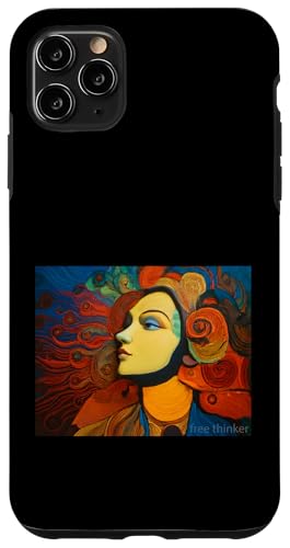 Freidenker - bunte Illustration Hülle für iPhone 11 Pro Max Freidenker - bunte Illustration Hülle für iPhone 11 Pro Max von Tee4Tu / Cookie Money Design