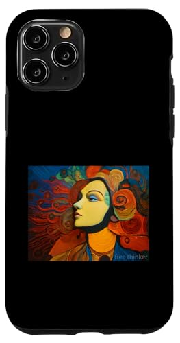 Freidenker - bunte Illustration Hülle für iPhone 11 Pro von Tee4Tu / Cookie Money Design