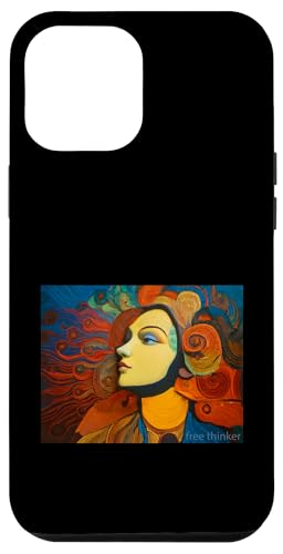 Freidenker - bunte Illustration Hülle für iPhone 12 Pro Max von Tee4Tu / Cookie Money Design