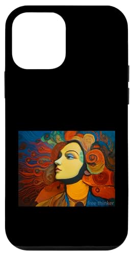 Freidenker - bunte Illustration Hülle für iPhone 12 mini Freidenker - bunte Illustration Hülle für iPhone 12 mini von Tee4Tu / Cookie Money Design