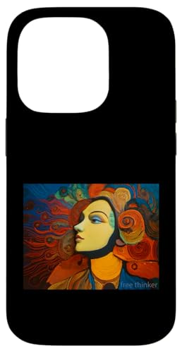Freidenker - bunte Illustration Hülle für iPhone 14 Pro Freidenker - bunte Illustration Hülle für iPhone 14 Pro von Tee4Tu / Cookie Money Design