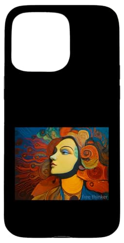 Freidenker - bunte Illustration Hülle für iPhone 15 Pro Max Freidenker - bunte Illustration Hülle für iPhone 15 Pro Max von Tee4Tu / Cookie Money Design