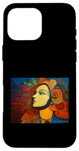 Freidenker - bunte Illustration Hülle für iPhone 16 Pro Max von Tee4Tu / Cookie Money Design