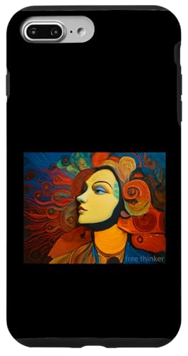 Freidenker - bunte Illustration Hülle für iPhone 7 Plus/8 Plus von Tee4Tu / Cookie Money Design