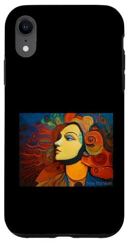 Freidenker - bunte Illustration Hülle für iPhone XR Freidenker - bunte Illustration Hülle für iPhone XR von Tee4Tu / Cookie Money Design