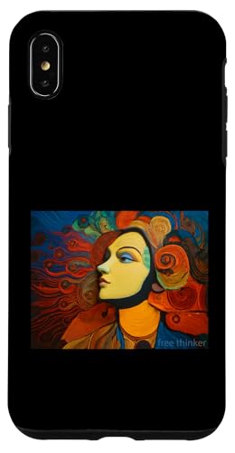 Freidenker - bunte Illustration Hülle für iPhone XS Max Freidenker - bunte Illustration Hülle für iPhone XS Max von Tee4Tu / Cookie Money Design