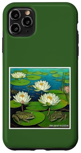 Frosch ging ein Courtin' - hübsch und lustig Hülle für iPhone 11 Pro Max von Tee4Tu / Cookie Money Design