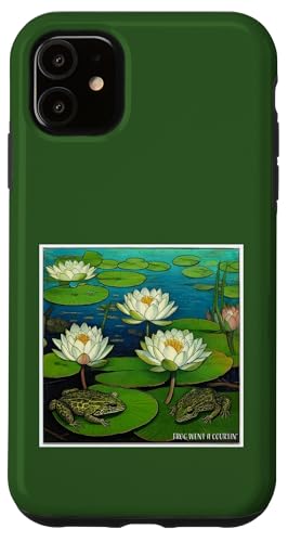 Frosch ging ein Courtin' - hübsch und lustig Hülle für iPhone 11 von Tee4Tu / Cookie Money Design