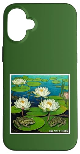 Frosch ging ein Courtin' - hübsch und lustig Hülle für iPhone 16 Plus von Tee4Tu / Cookie Money Design