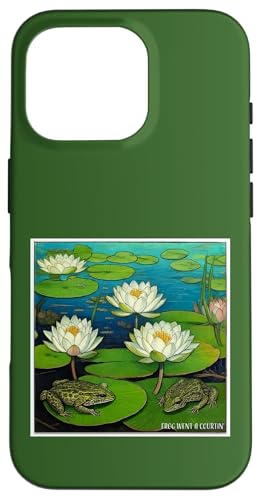Frosch ging ein Courtin' - hübsch und lustig Hülle für iPhone 16 Pro von Tee4Tu / Cookie Money Design