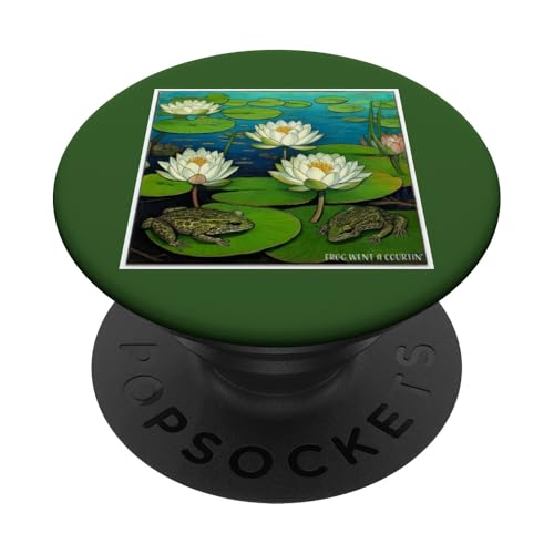 Frosch ging ein Courtin' - hübsch und lustig PopSockets Klebender PopGrip Frosch ging ein Courtin' - hübsch und lustig PopSockets Klebender PopGrip von Tee4Tu / Cookie Money Design