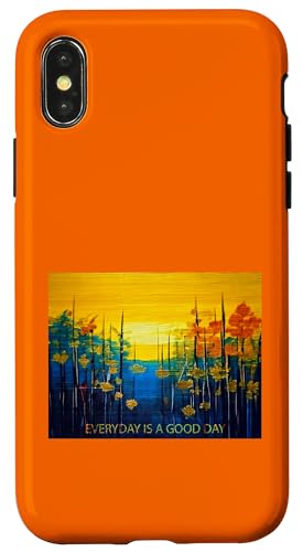 Jeder Tag ist ein guter Tag - Wertschätzung Hülle für iPhone X/XS von Tee4Tu / Cookie Money Design
