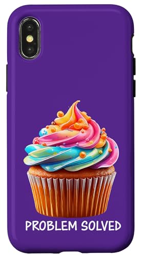 Problem gelöst - Cupcake Hülle für iPhone X/XS von Tee4Tu / Cookie Money Design