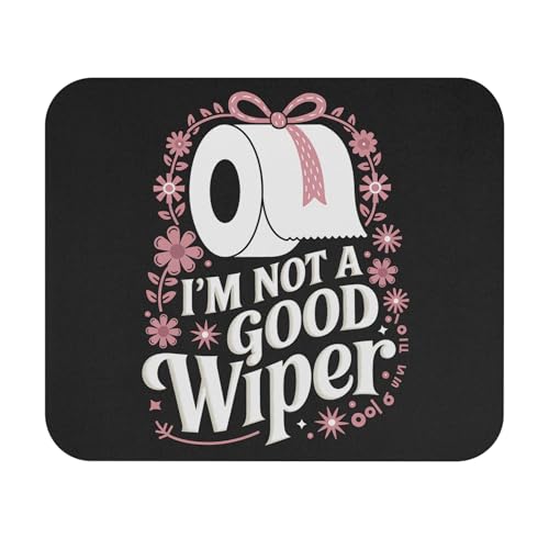Lustiges Mauspad mit der Aufschrift "I'm Not Good Wiper", lustiges Mauspad für Erwachsene, Geschenk für mich, Arbeit von zu Hause, Büro, Dekoration, sarkastische Frauen, Geschenk, unangemessenes Lustiges Mauspad mit der Aufschrift "I'm Not Good Wiper", lustiges Mauspad für Erwachsene, Geschenk für mich, Arbeit von zu Hause, Büro, Dekoration, sarkastische Frauen, Geschenk, unangemessenes von Teegarb Letter Blanket