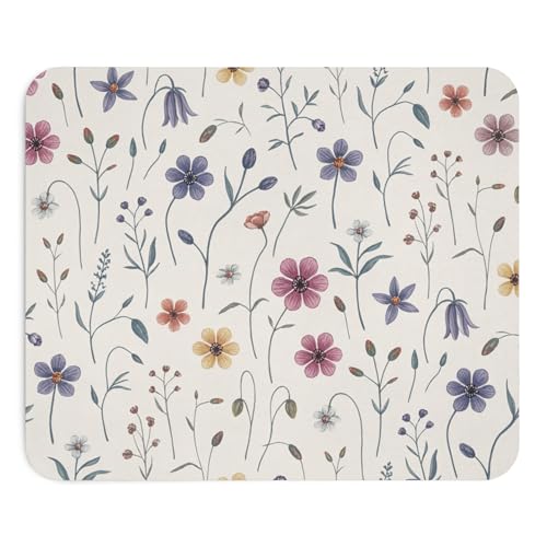 Mauspad, Pflanzen, botanische Blumen, Blumenarrangement, 22 x 18 cm, rutschfeste Gummi-Unterseite, dekorative Matte, Büro, Laptop, Schreibtisch, Geschenk, natürlicher Stil Mauspad, Pflanzen, botanische Blumen, Blumenarrangement, 22 x 18 cm, rutschfeste Gummi-Unterseite, dekorative Matte, Büro, Laptop, Schreibtisch, Geschenk, natürlicher Stil von Teegarb Letter Blanket