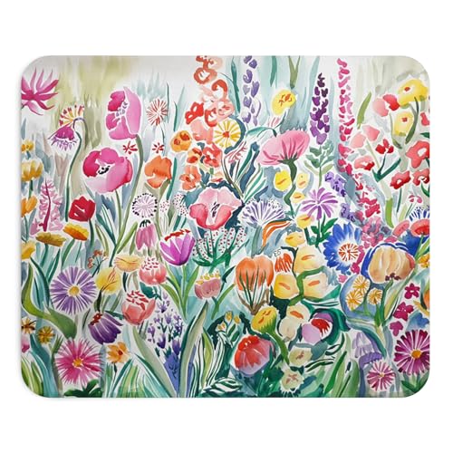 Teegarb Letter Blanket Mauspad mit Pflanzen, Blumen, Blumenarrangement, 22 x 18 cm, rutschfeste Gummi-Unterseite, dekorative Matte, Büro, Laptop, natürlicher Stil, botanische Kunst Teegarb Letter Blanket Mauspad mit Pflanzen, Blumen, Blumenarrangement, 22 x 18 cm, rutschfeste Gummi-Unterseite, dekorative Matte, Büro, Laptop, natürlicher Stil, botanische Kunst von Teegarb Letter Blanket