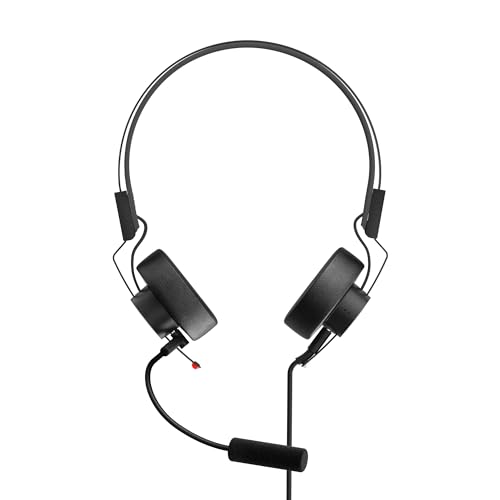 Teenage Engineering M-1 Headphone für OP-Z, Smartphones und Tablets (faltbar, Mikrofon und Kabel abnehmbar, Frequenzbereich: 20 Hz – 20 kHz, Empfindlichkeit: 100 dB SPL, Impedanz: 32 Ohm), Schwarz von Teenage Engineering